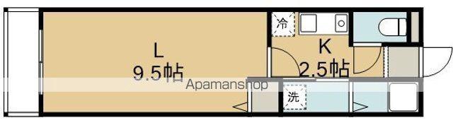 柳町レジデンス(1K/1階)の間取り写真