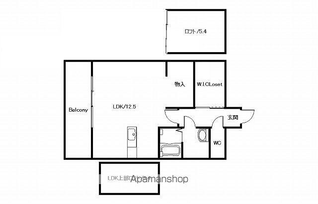 アルテマイスターカサミラ(ワンルーム/4階)の間取り写真