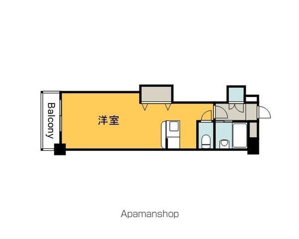 フォーラム牛田本町(ワンルーム/4階)の間取り写真