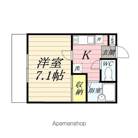 ピア リナーシェ(1K/2階)の間取り写真