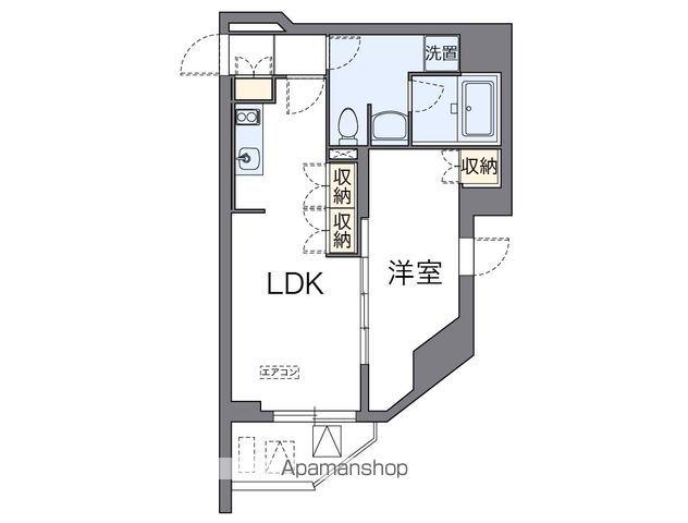 LOVIE文京音羽(1LDK/5階)の間取り写真