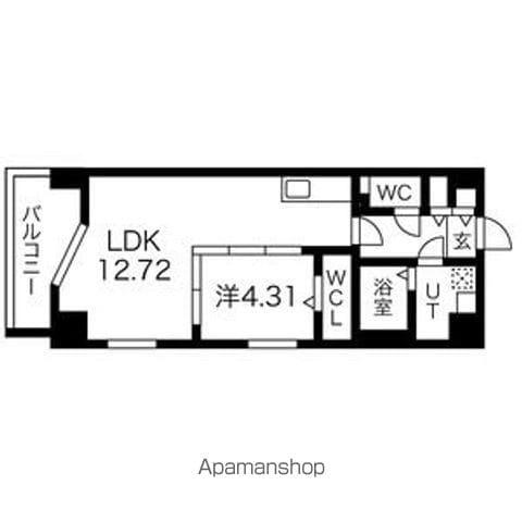S-FORT熱田花町(1LDK/9階)の間取り写真