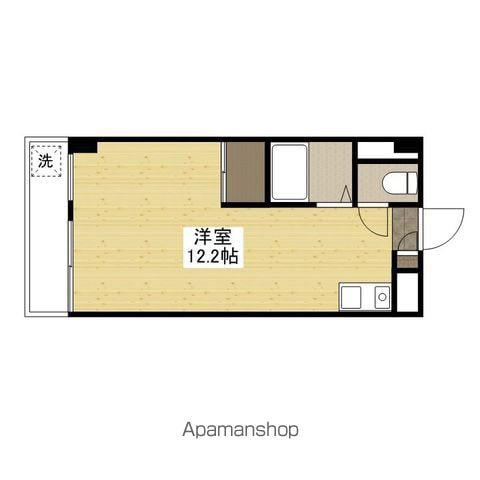 とんぼビル(ワンルーム/3階)の間取り写真