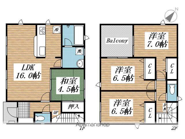 岩徳線 周防花岡駅 徒歩10分 2階建 築3年(4LDK)の間取り写真