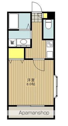 プラシード香久池(1K/2階)の間取り写真