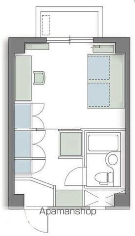 アルファコンフォート高松(1K/4階)の間取り写真
