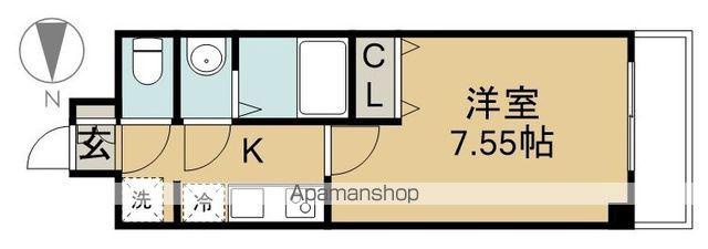 NASIC仙台東口(1K/8階)の間取り写真