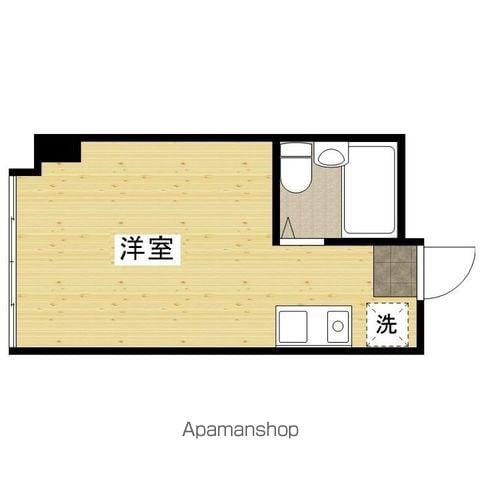 メゾン香川(ワンルーム/3階)の間取り写真