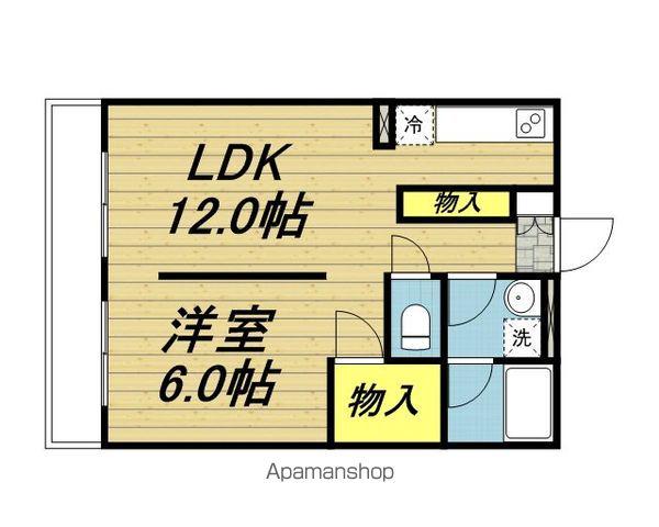アートコートみそのA(1LDK/2階)の間取り写真