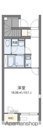 レオネクストなるみ(1K/1階)の間取り写真