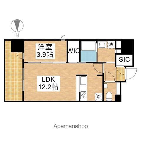 URBANーHEAL HISAYA ODORI PARK(1LDK/3階)の間取り写真
