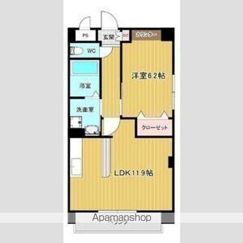 シュティーク八社(1LDK/1階)の間取り写真