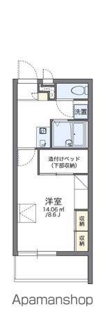 レオパレスノーブル(1K/3階)の間取り写真