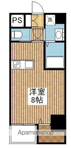 ライフコア駅南(ワンルーム/5階)の間取り写真