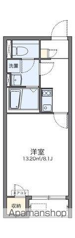 レオネクストASAⅡ(1K/2階)の間取り写真