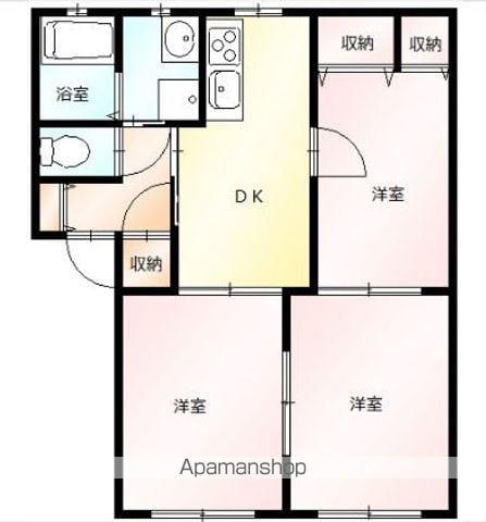 セレーノ(3DK/2階)の間取り写真