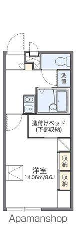 レオパレスアイ(1K/2階)の間取り写真