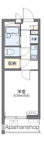レオネクスト福生(1K/3階)の間取り写真