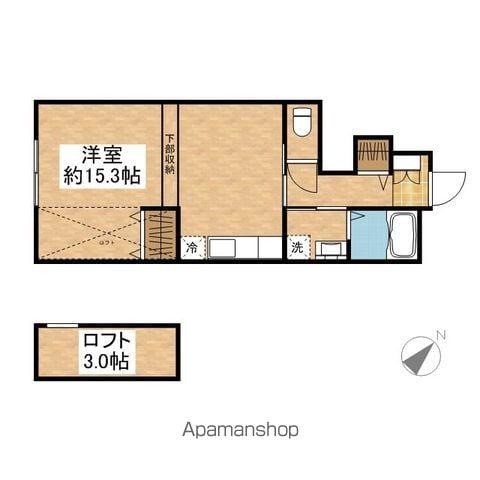 エムズパレス久喜(ワンルーム/1階)の間取り写真