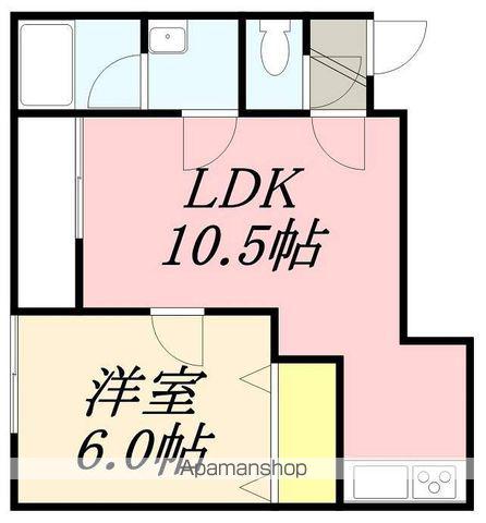 メゾン・ド・リズム(1LDK/2階)の間取り写真