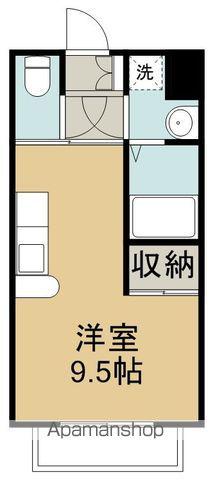 グランド・メゾン大梶(ワンルーム/2階)の間取り写真