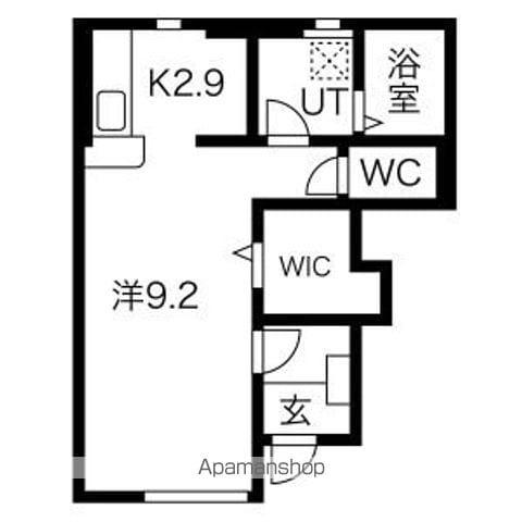 MAISON DE LIBERTE(1K/1階)の間取り写真