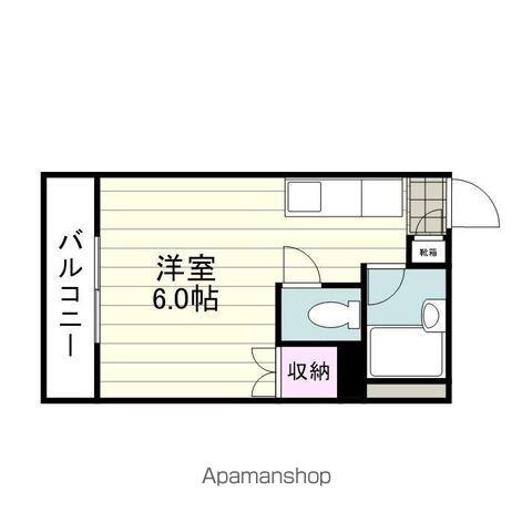エントピア鴨池Ⅲ(1K/1階)の間取り写真