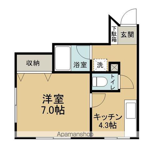 MIKASA(1K/2階)の間取り写真