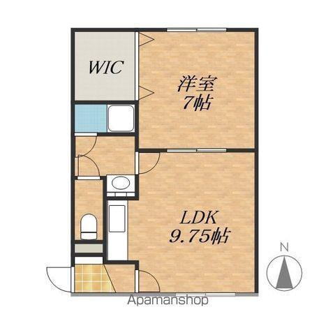 LE MALE(1LDK/1階)の間取り写真