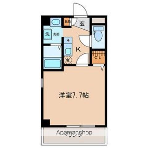 グランドール名駅(1K/1階)の間取り写真