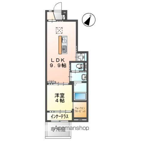 ディア・グラン(1LDK/1階)の間取り写真