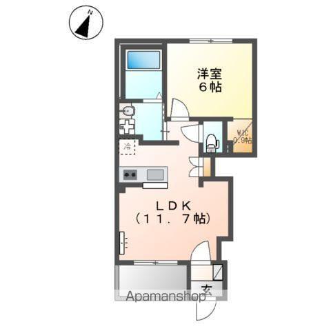 西金野井アパート工事(1LDK/1階)の間取り写真