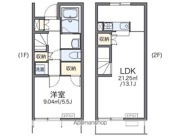 レオネクストコスモス(1LDK/1階)の間取り写真