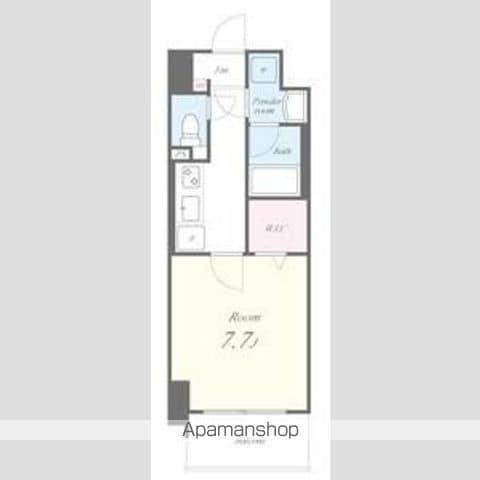 ソレアード(1K/10階)の間取り写真