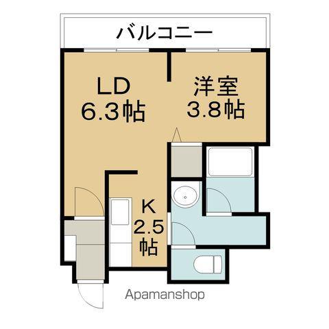 セフィーラトキア(1LDK/2階)の間取り写真