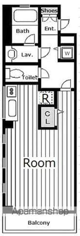 グリーンアベニュー関町(ワンルーム/1階)の間取り写真