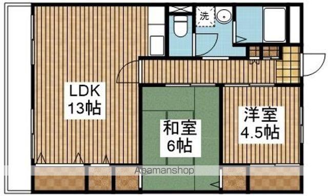 メゾン・ロベリア(2LDK/1階)の間取り写真