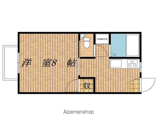 フレグランスコンフォート(1K/1階)の間取り写真