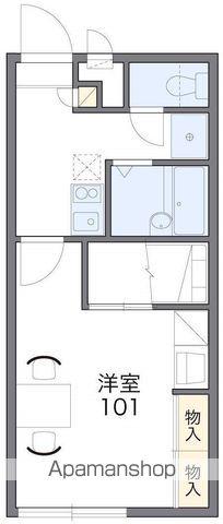 レオパレスK.Y(1K/1階)の間取り写真