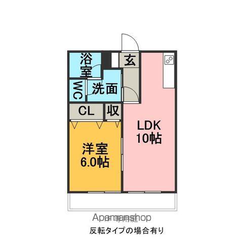 ラピスヒルズ(1LDK/1階)の間取り写真