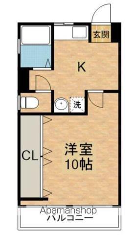 新小田ビル(1K/4階)の間取り写真