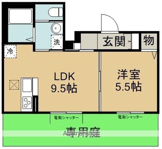 ETOILE(1LDK/1階)の間取り写真