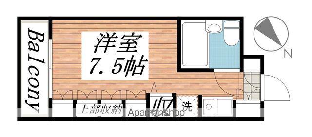 鎌ヶ谷ハイツ(ワンルーム/2階)の間取り写真