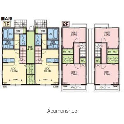 FELICIA(2LDK/1階)の間取り写真