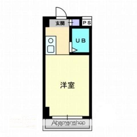 第7八十川ビル(1K/4階)の間取り写真