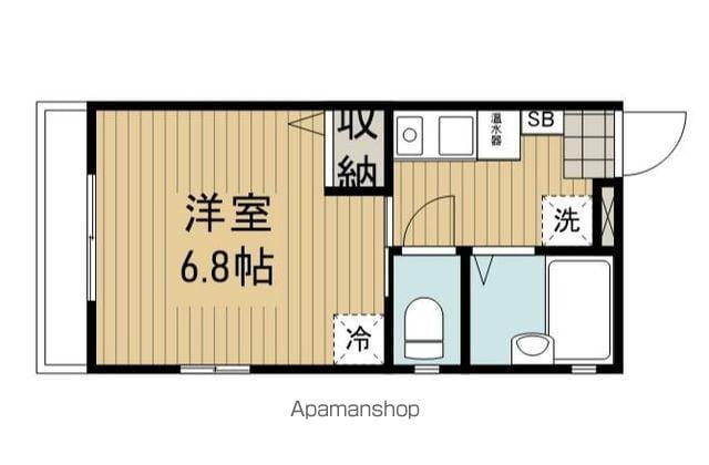 ウィステリアコンフォート(1K/3階)の間取り写真