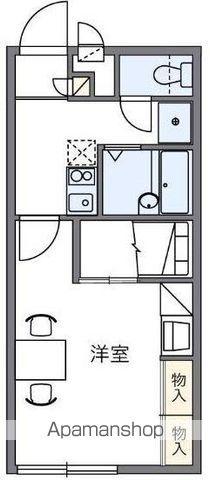 レオパレスPINE CREST(1K/2階)の間取り写真