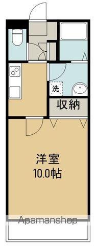 ドミトーレ6-4(1K/4階)の間取り写真