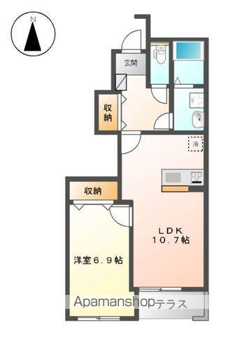 タンドル(1LDK/1階)の間取り写真