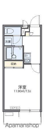 レオネクストルフェリ(1K/2階)の間取り写真